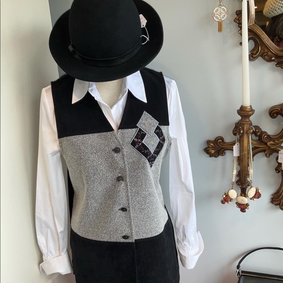 J Crew black wool hat.